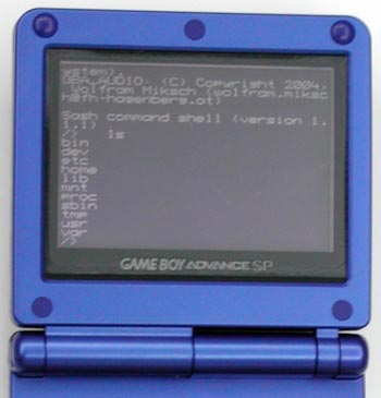 GBA Linux 作業系統