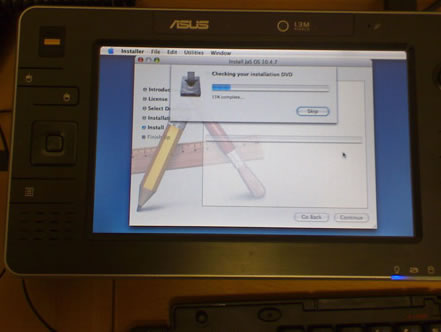 在Asus R2H UMPC上執行Mac OS X
