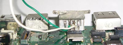 焊接USB資料線